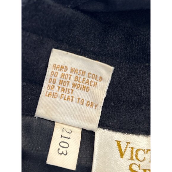 Vintage Victorias Secret Gold Label Black Beaded Halter Top Sz M Y2K Maximalist - Picture 6 of 6